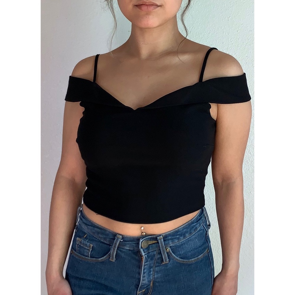Black Crop Top
